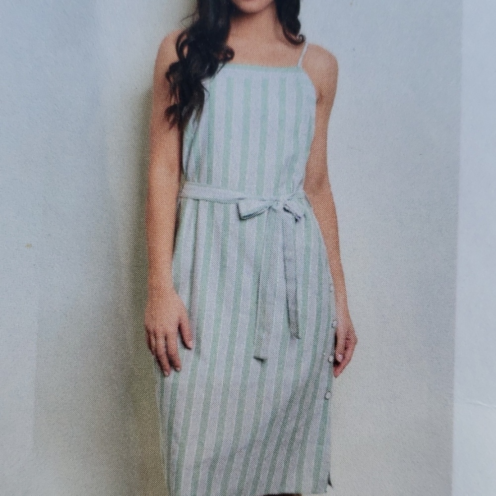 Subscription box sunny striped dress